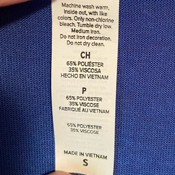 Bella Canvas Royal Blue Western Racerback Graphic Tank Top - Picture 5 of 6